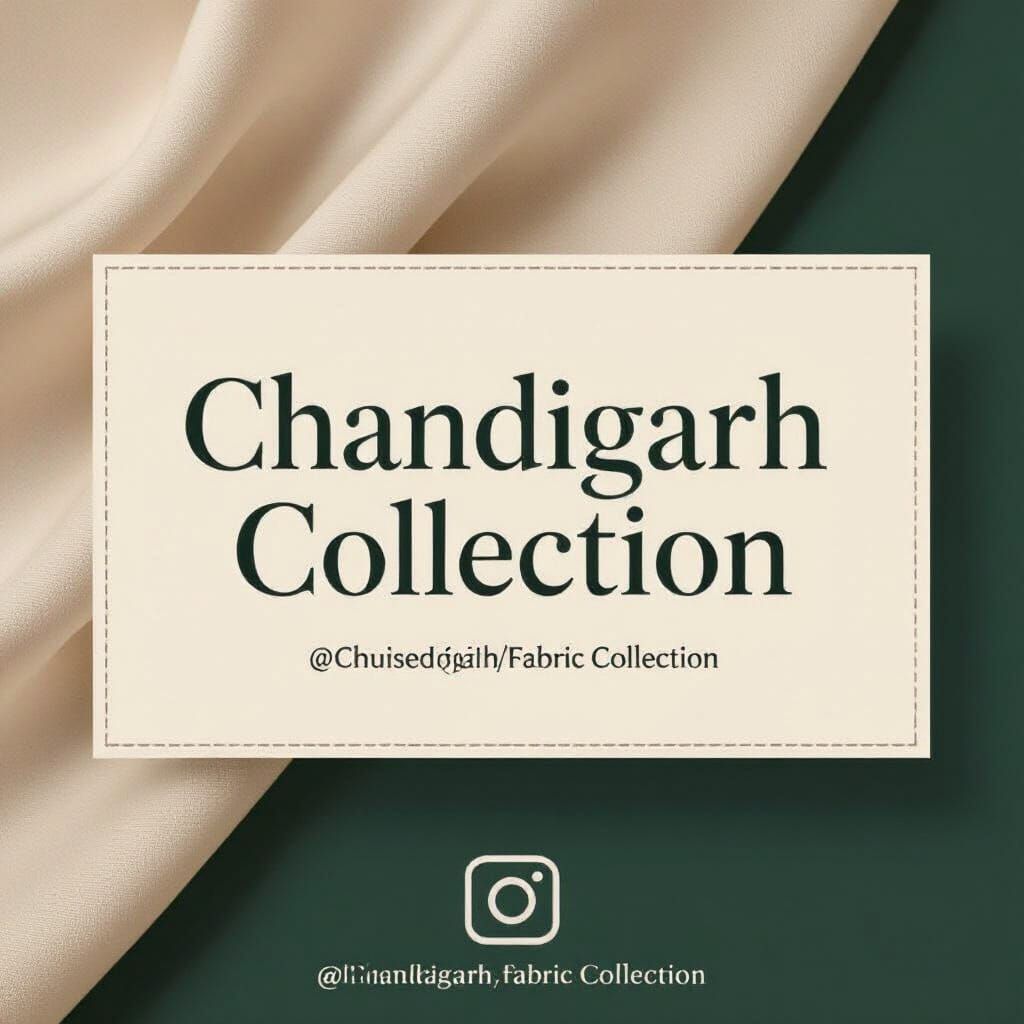 Elegant Fabric Collection Business Card Design