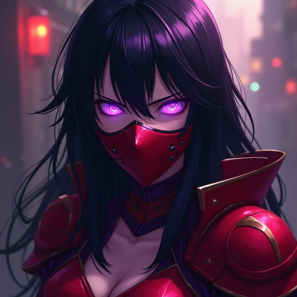 Dark Fantasy Anime Sailor Mars in 8K