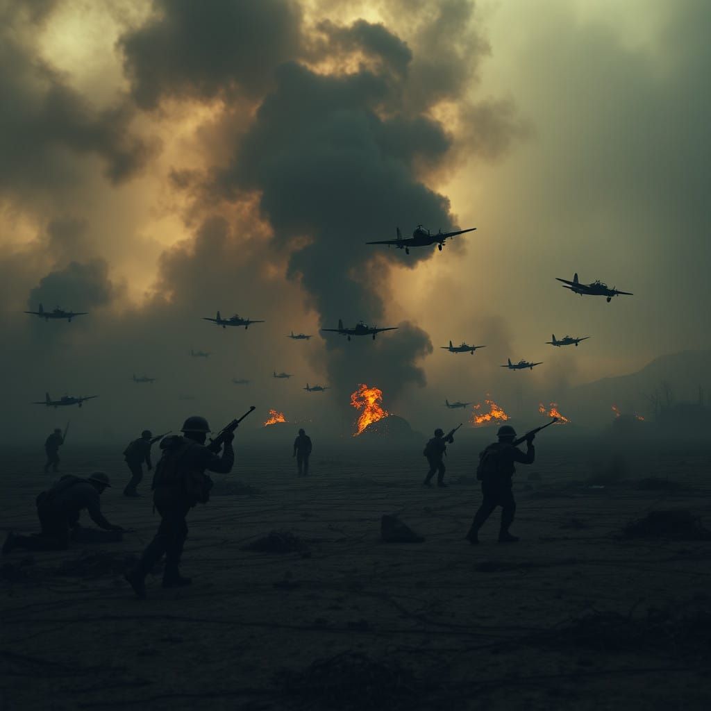 War-Torn Apocalypse in Gritty, Cinematic Style