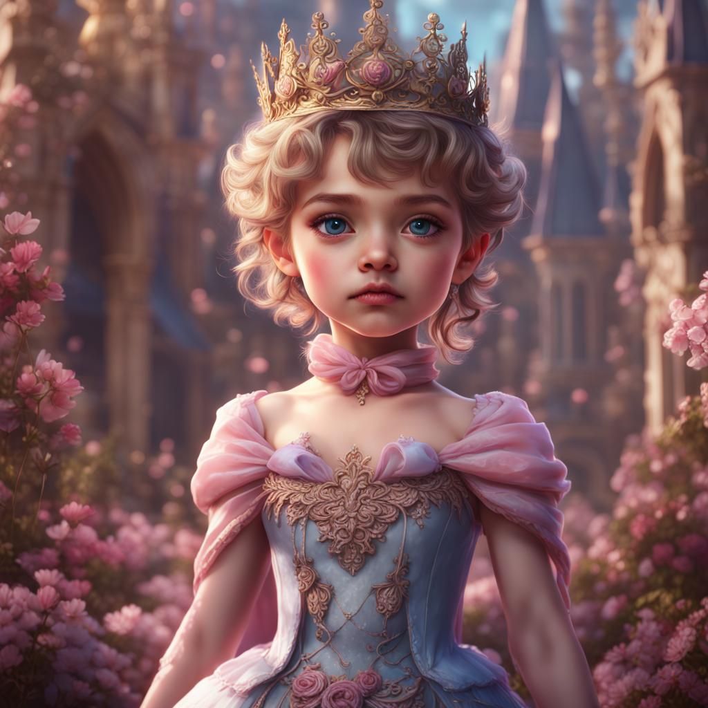 Girly Boy as Princess: Fantasy Concept Art