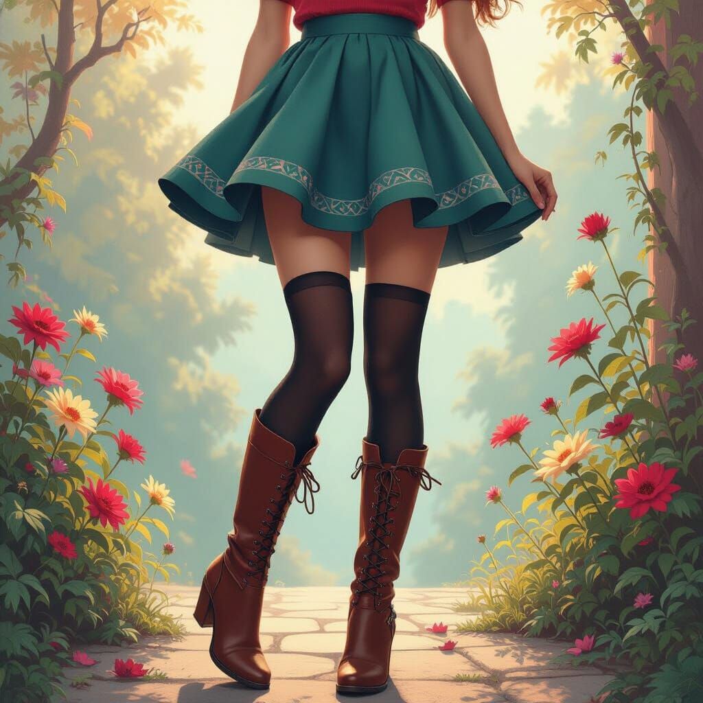 Girl in Boots: Whimsical Art Inspired by Gurney