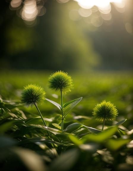 Lush Green Planet in Professional Photography Style