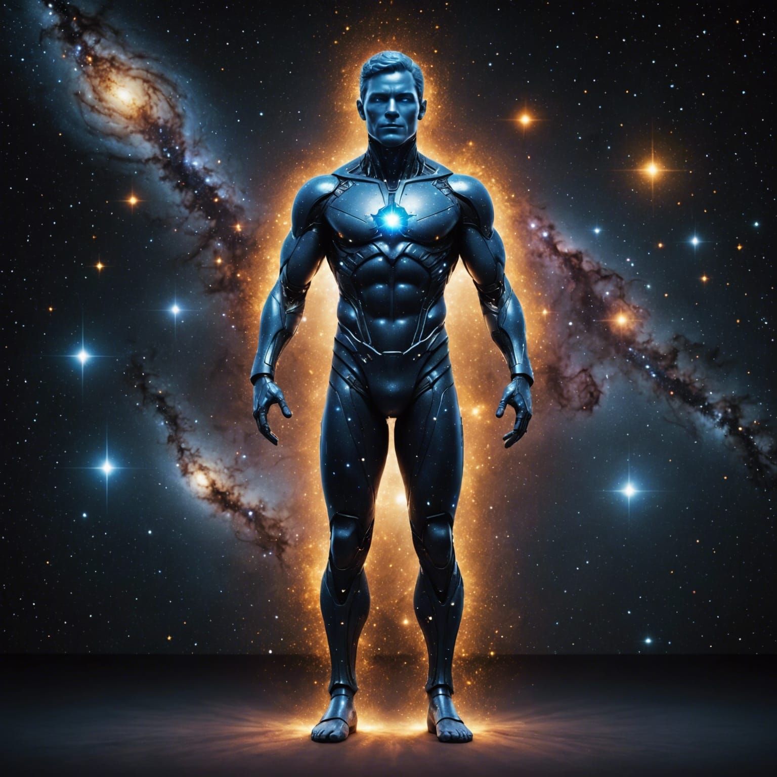 Cosmic Being Made of Stars and Galaxies