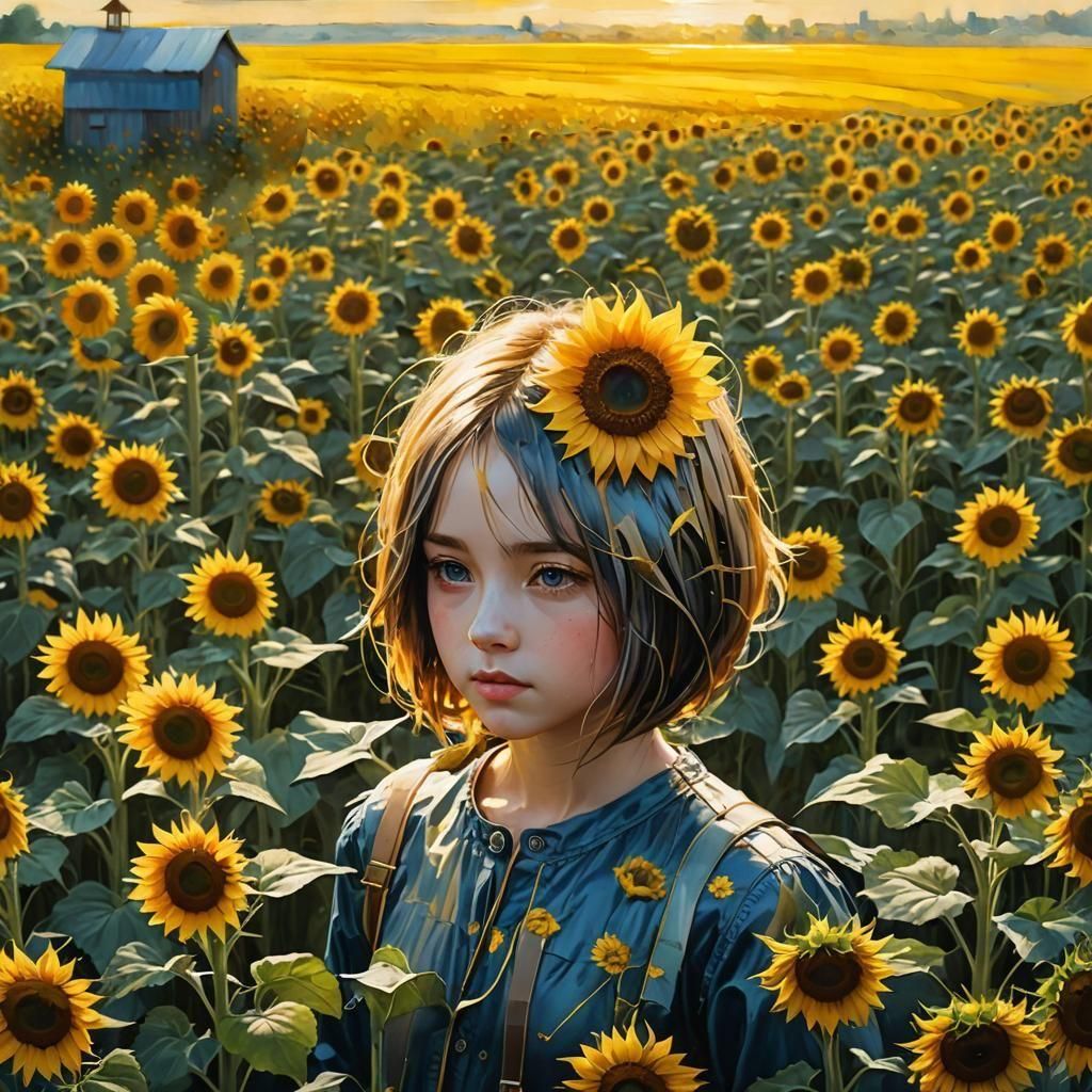 Sunflower Girl