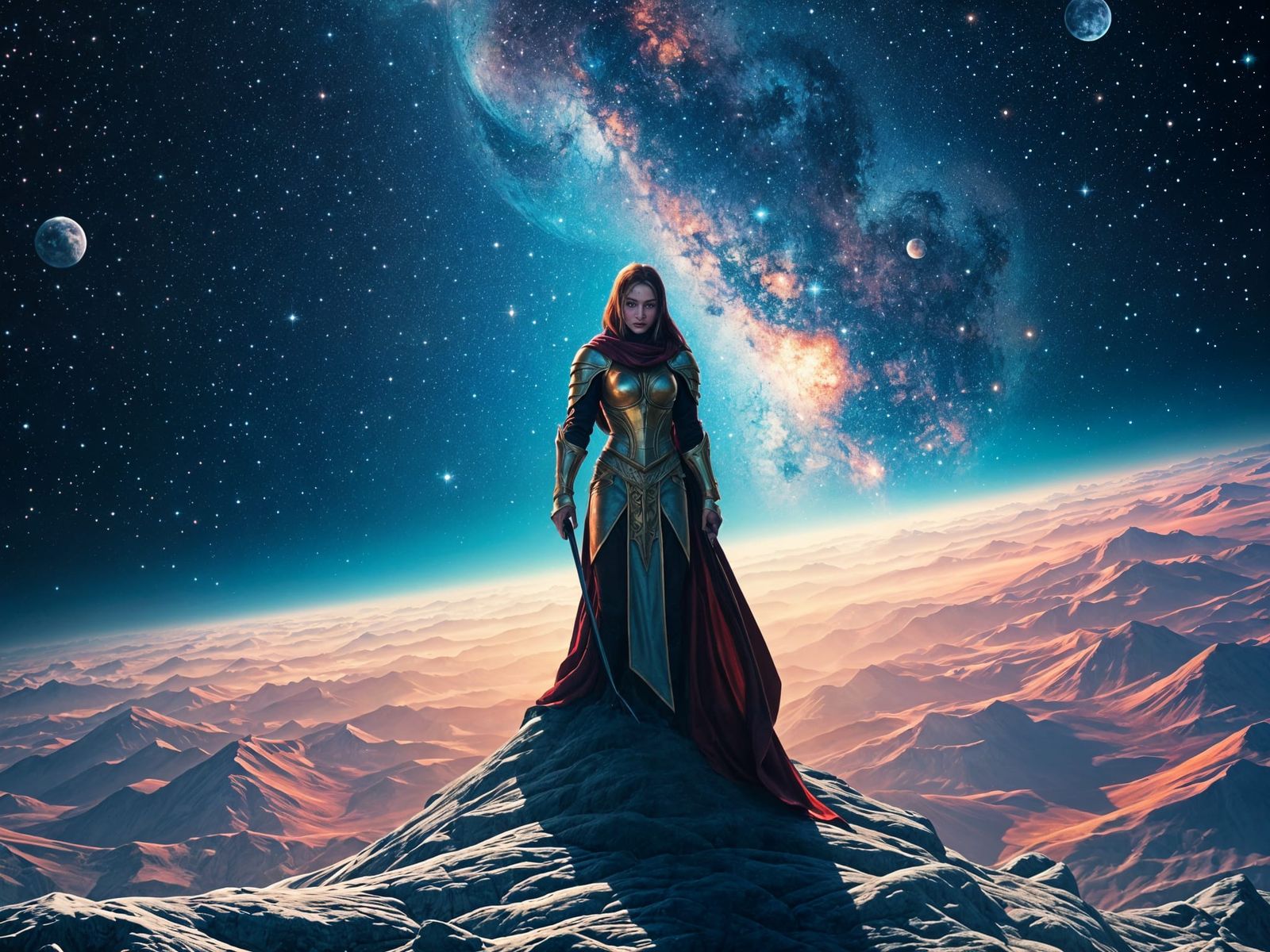 Lady Knight in Celestial Harmony