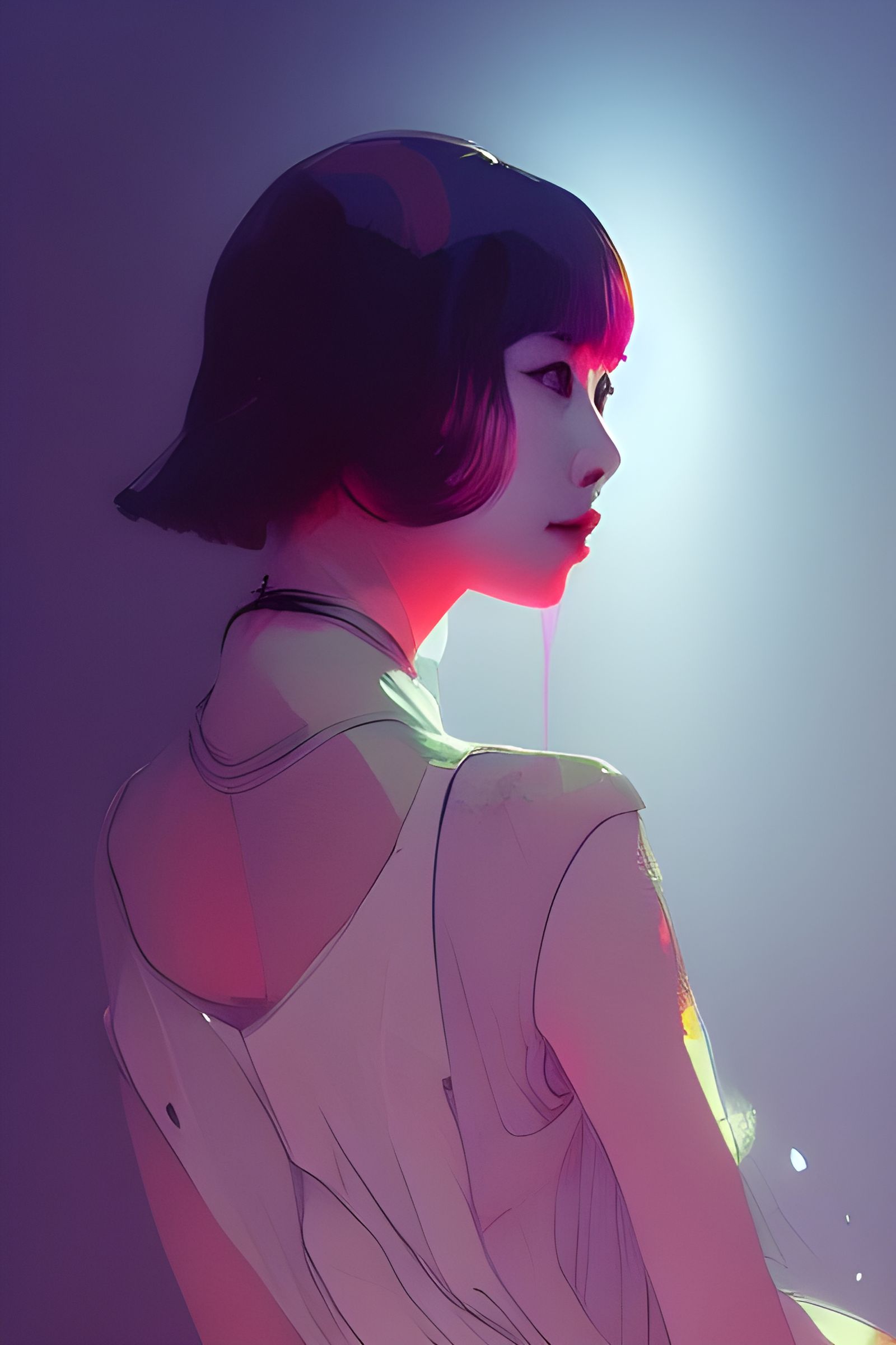 Sunmi: Hyperdetailed Digital Art in Romantic Style