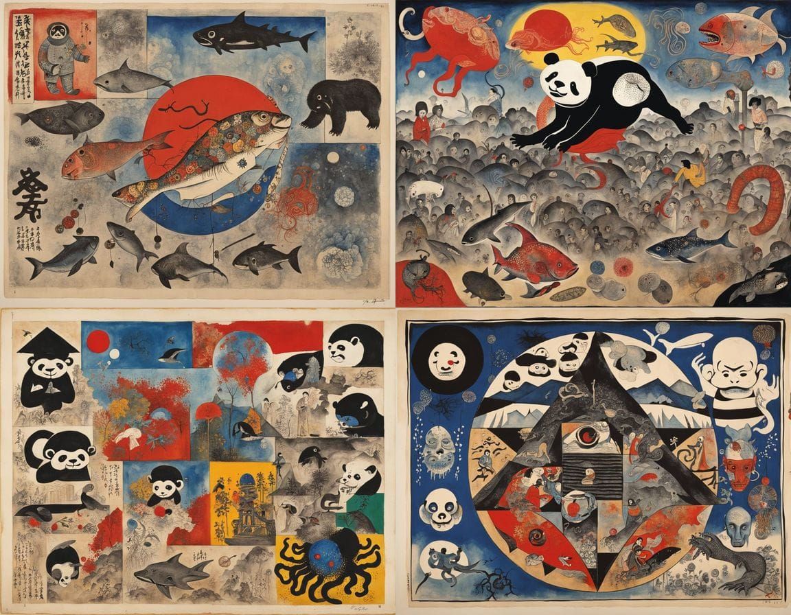 Surreal Japanese Meatotomy in Bauhaus Homunculus Style