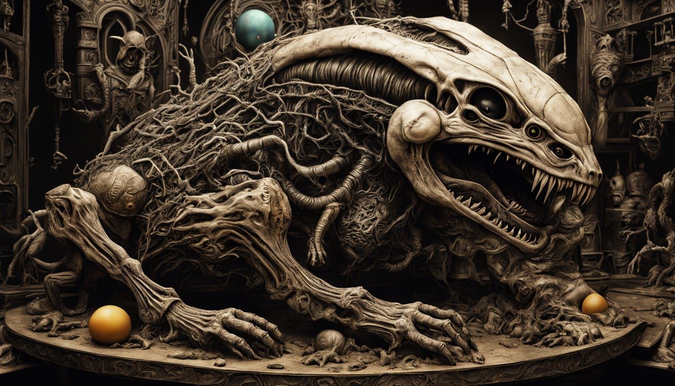 Ethereal Cryptid Bunny Abomination Hatches Basilisks