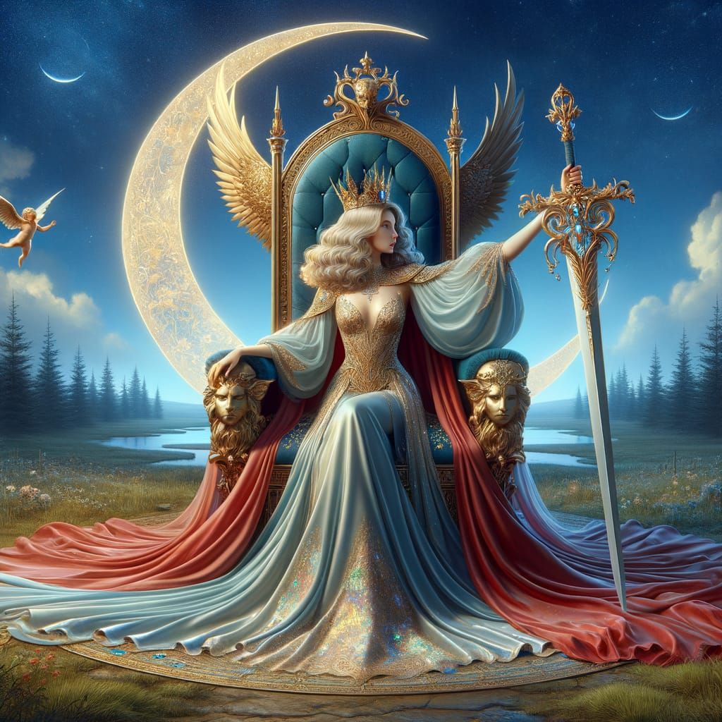 Queen of Swords, Tarot