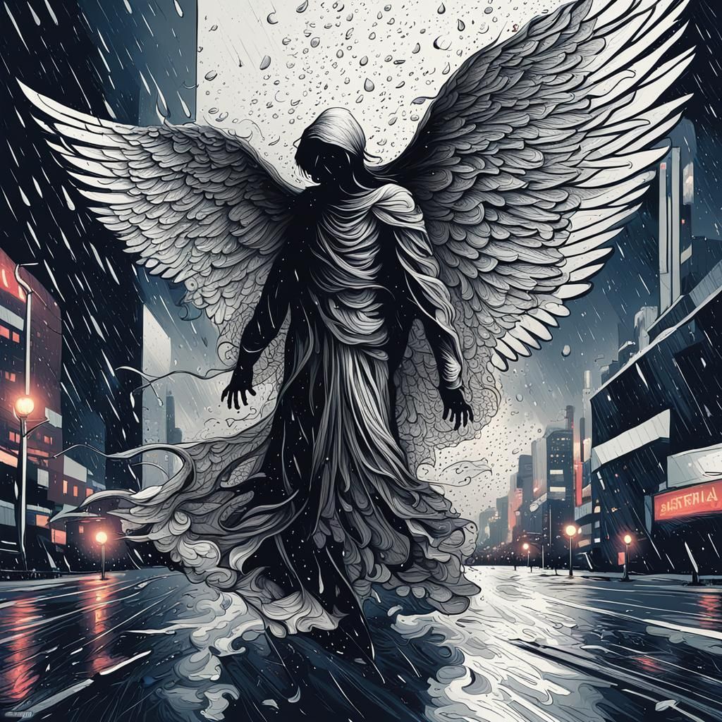 Fallen angel in los angeles!!