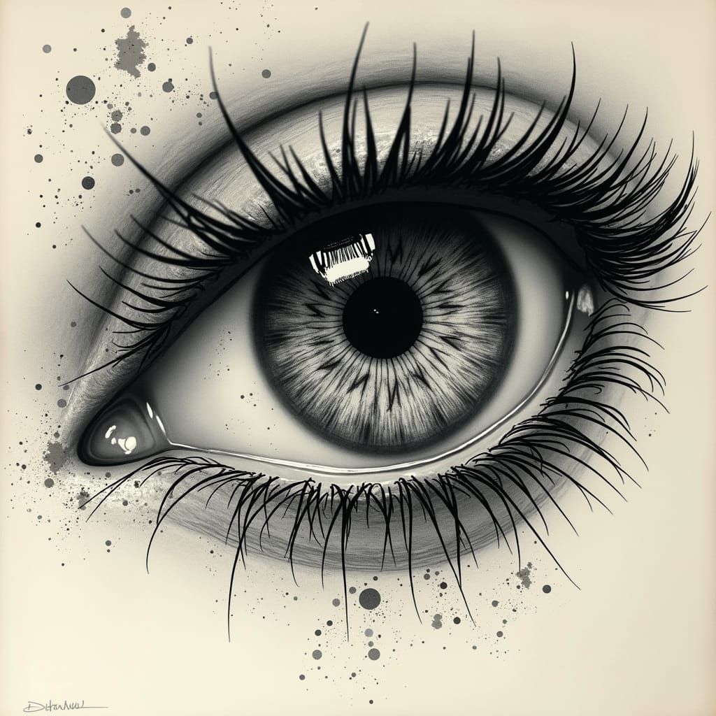 Calligraphic Eyes: A Kaleidoscope of Emotions