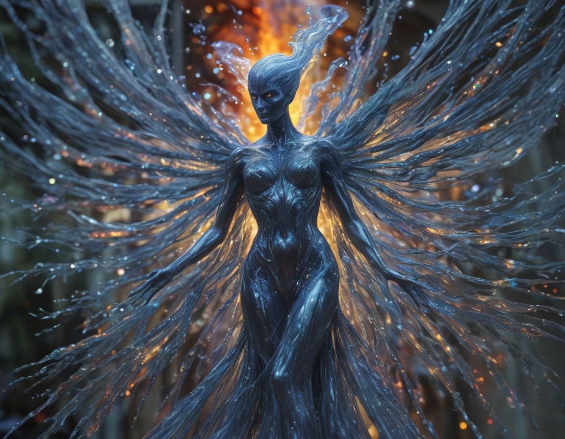 (Spectrolite Opalescent Pearlescent Psychedelic Intricate Meticulous Elaborate Complex Ethereal Gossamer Ghostly Glowing...