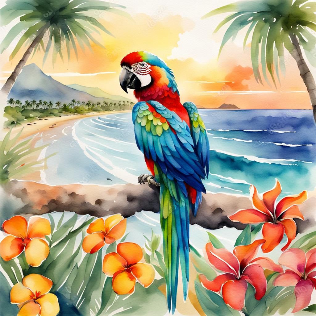 Tropical Parrot
