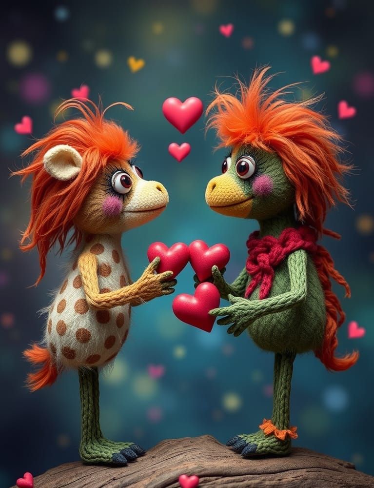 Kerfluffle Handpuppets Madly in Love