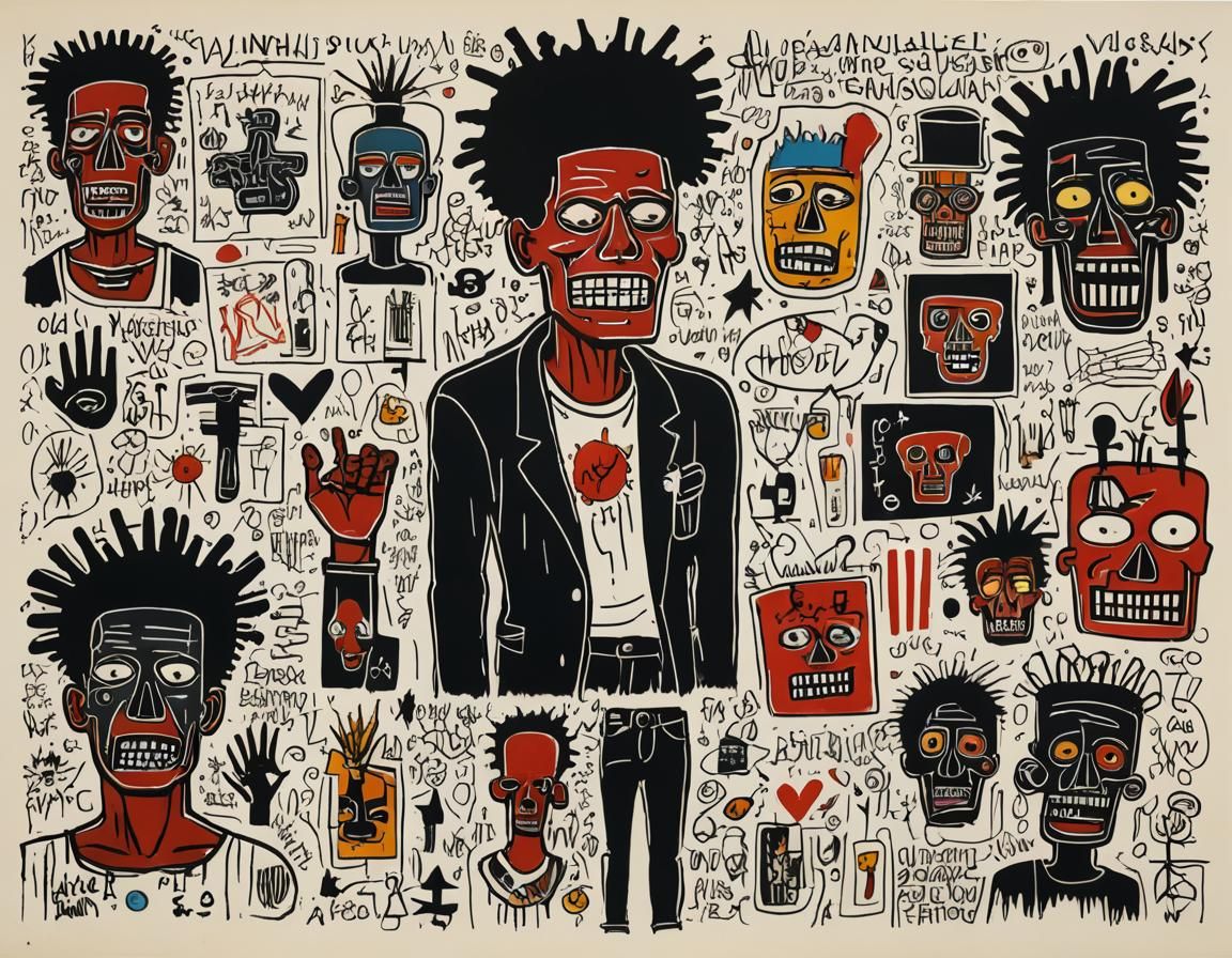 Neo-Expressionist Tattoo Flash Art