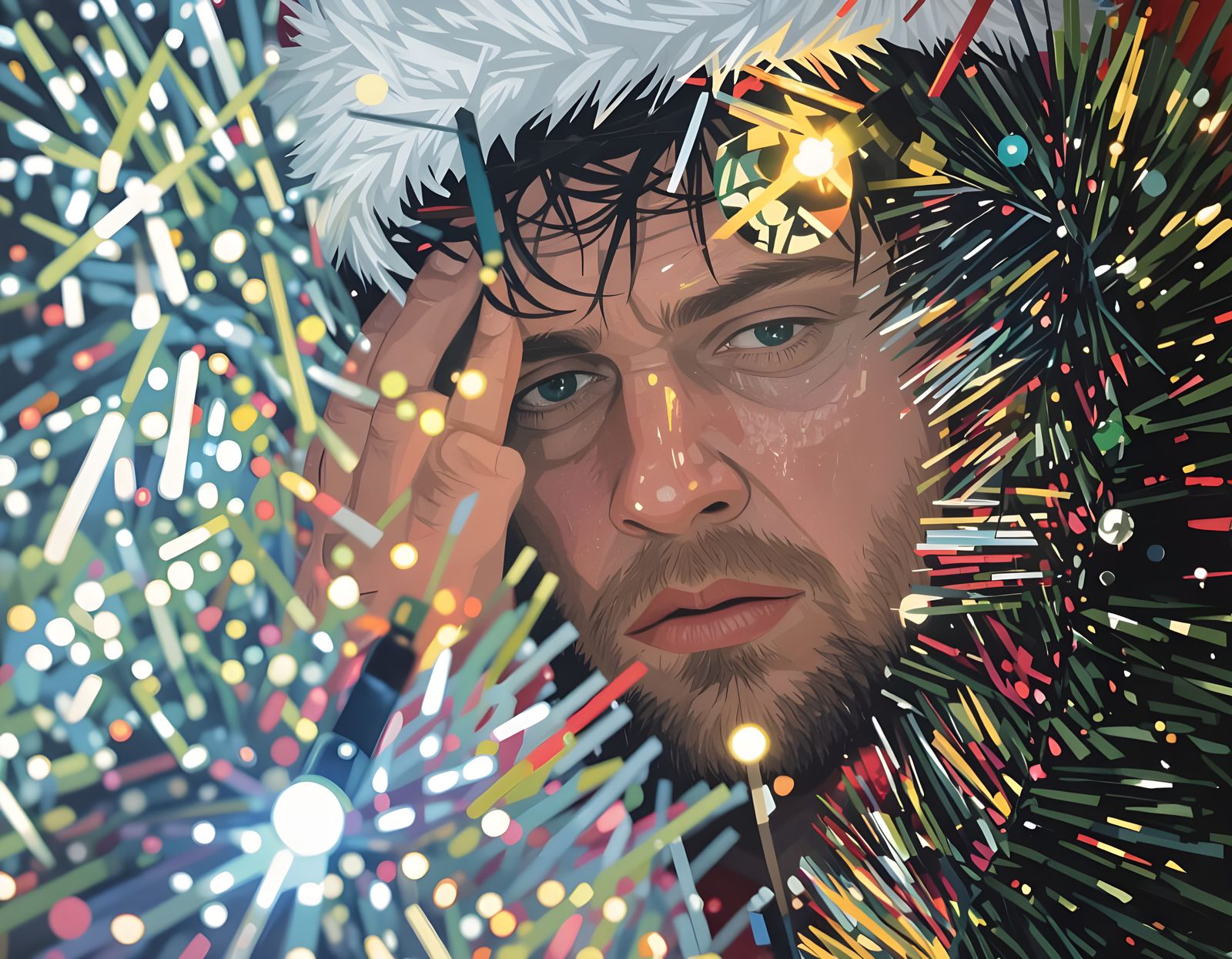 Indie Musician Trapped in Chaotic Christmas Scene