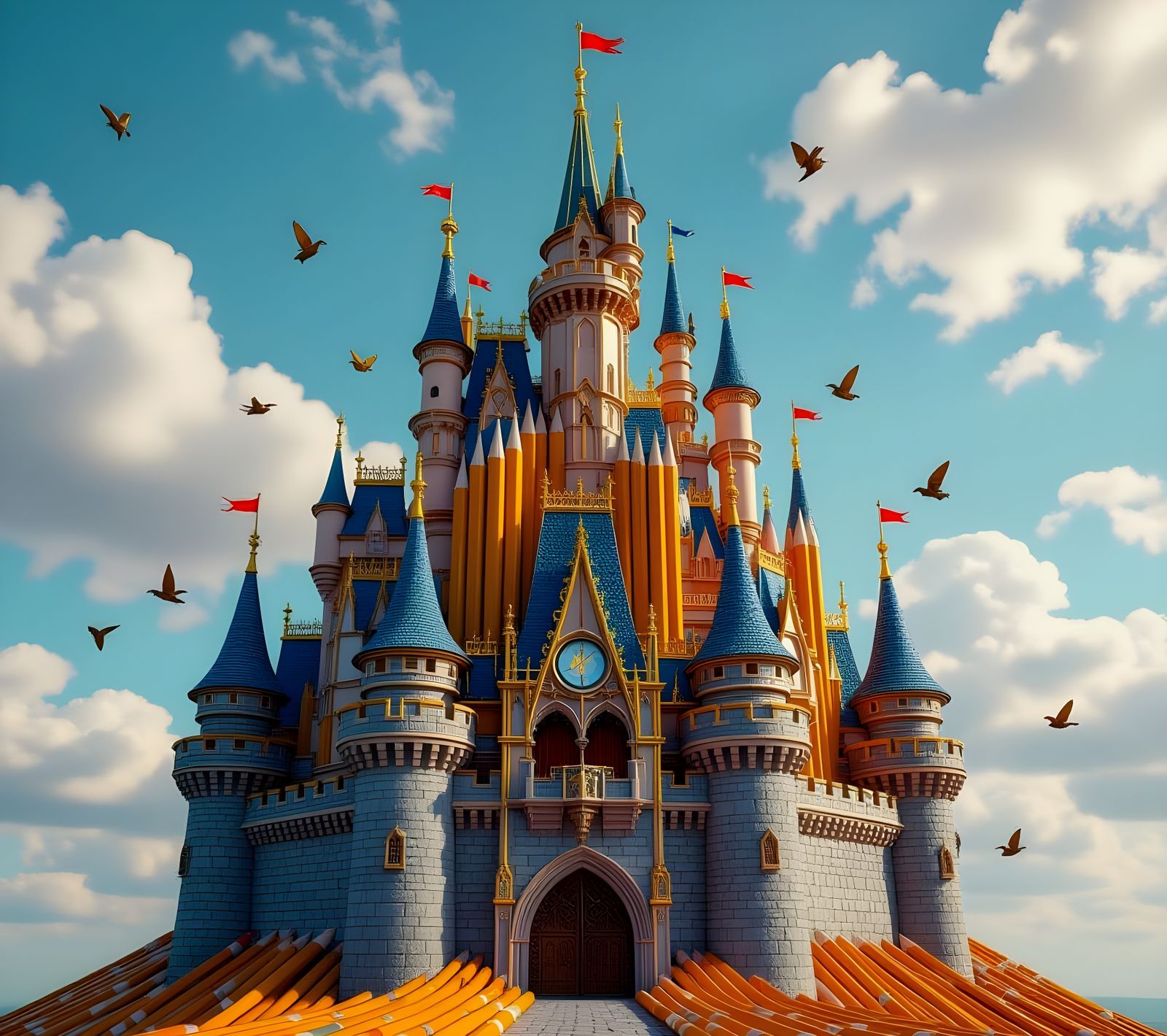 Castle of Pencils in Transformation