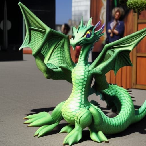 Dragoness Generated by AI