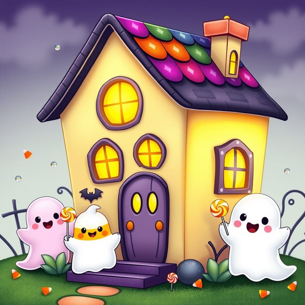 A cute haunted house 1