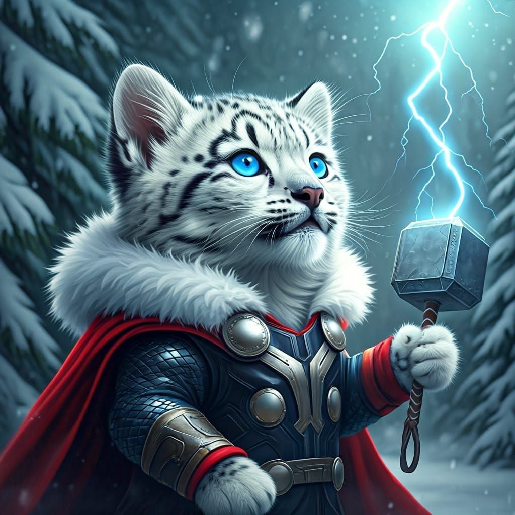 Snow Leopard Thor