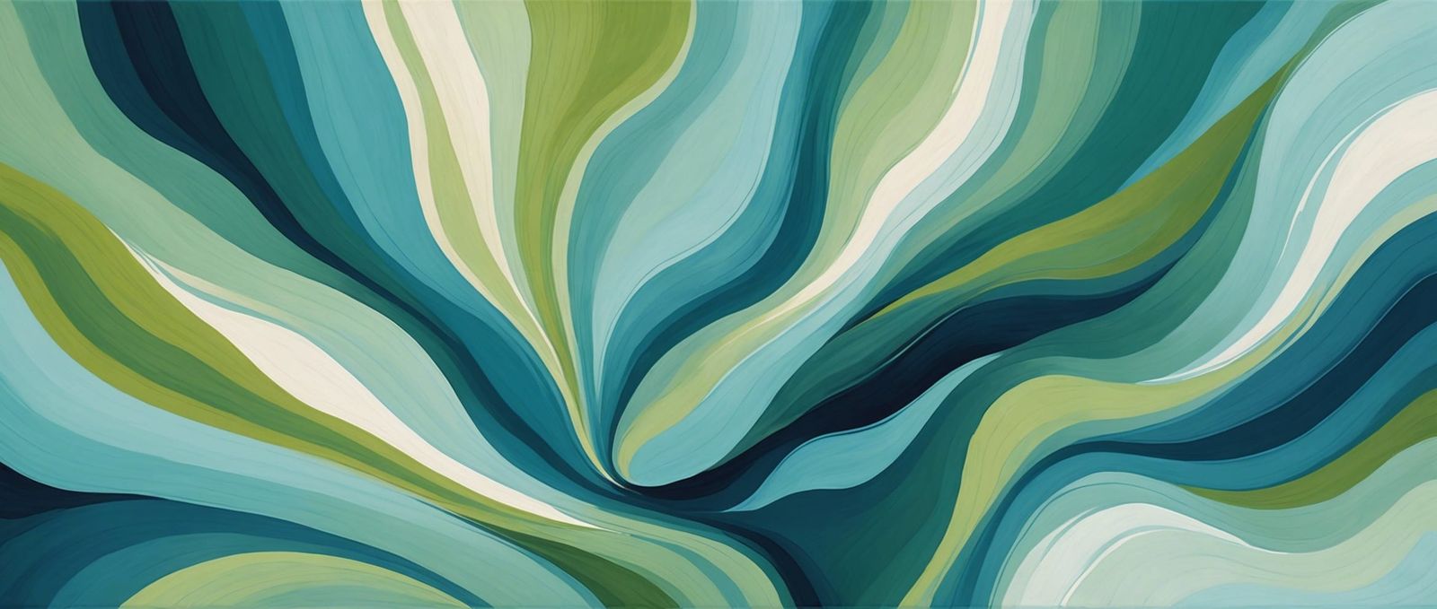 Calming Abstract Painting in Style of Zao Wou-Ki