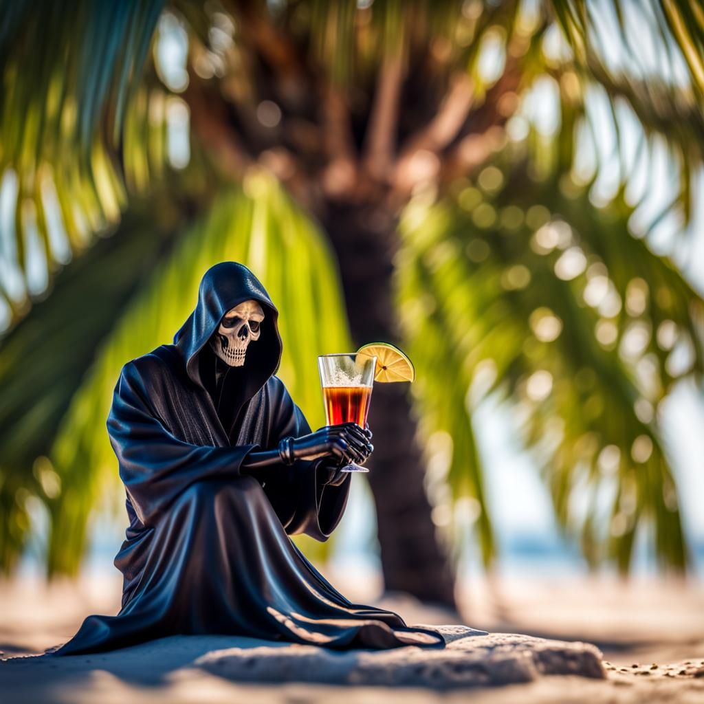 Grim Reaper on Vacation: Professional Photography