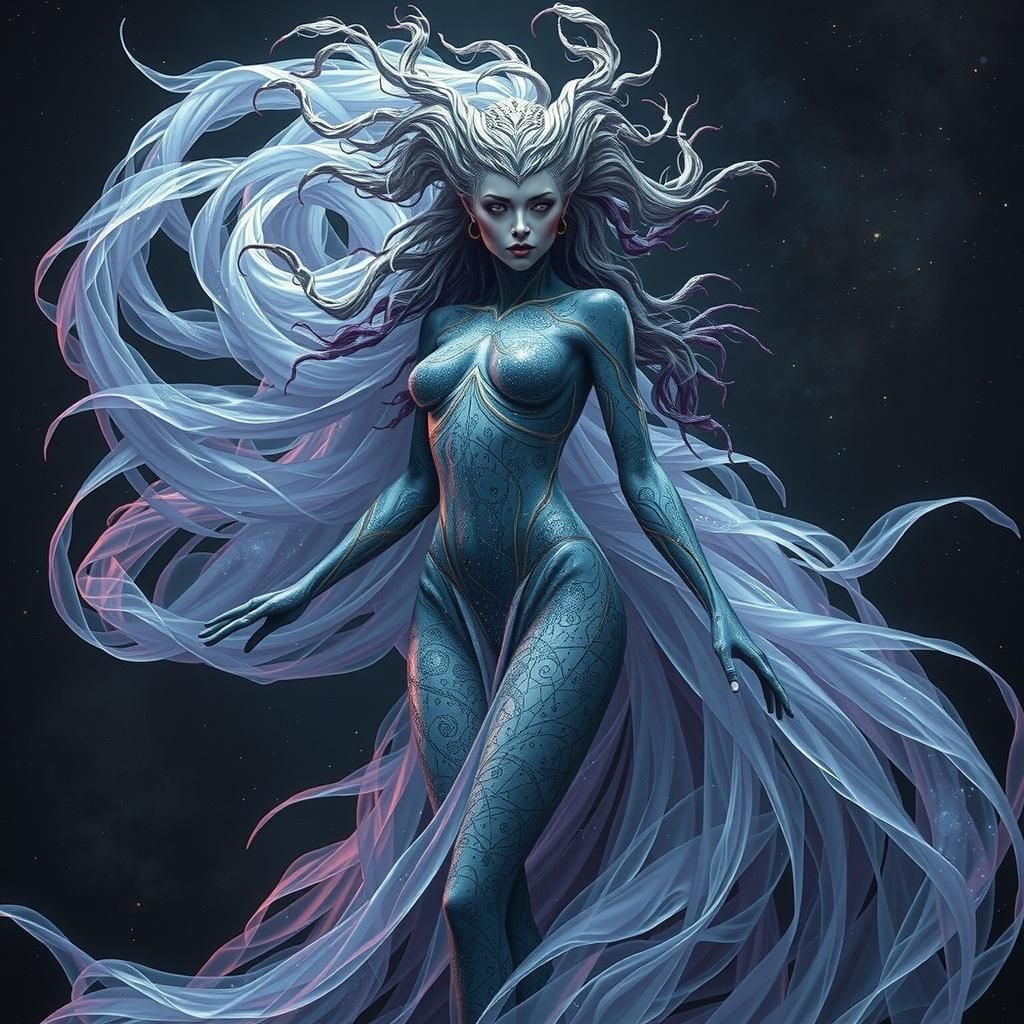 Goddess of the Universe as Digital Art