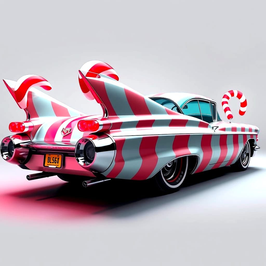 1958 Cadillac Seville with Exaggerated Retro Design