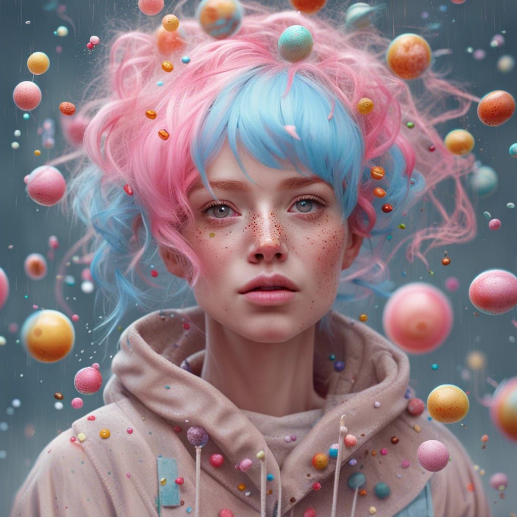 Goddess of Sweets: Hyperdetailed Fantasy Portrait