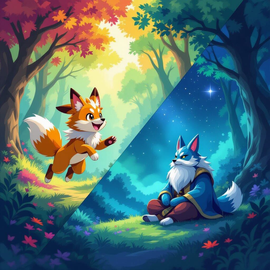 Pokémon Life Cycle: Forest Adventure to Starlit Wisdom