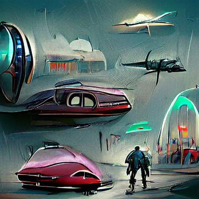Retro-Futuristic Concept Art of the 1950s