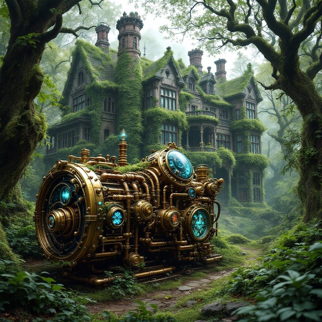 Majestic Mansion Reclaimed by Nature