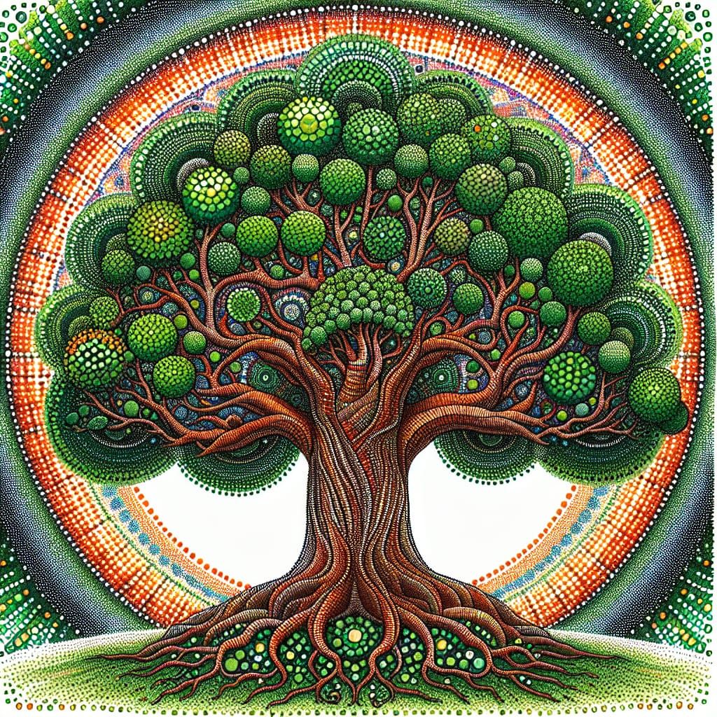 The Tree in Mandala Art