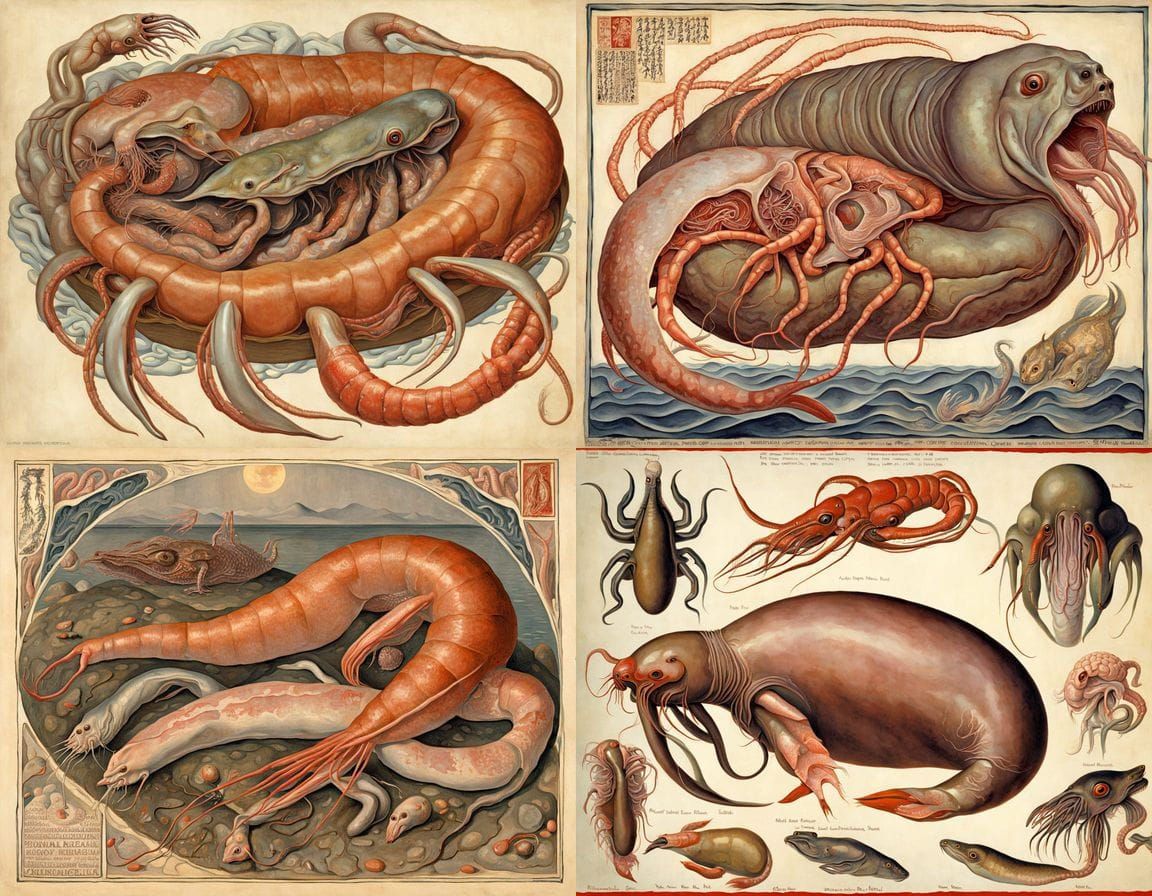 Surreal Biopunk Homunculus: A Zygotic Disgrace