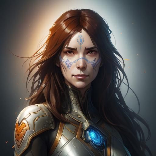 Playful Potato Character Portrait in Digital Art Style