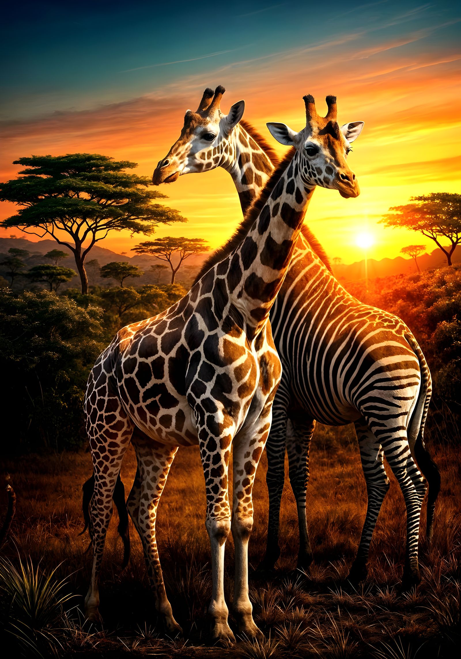 Surreal Animal Transformations in Hyper Realistic Detail