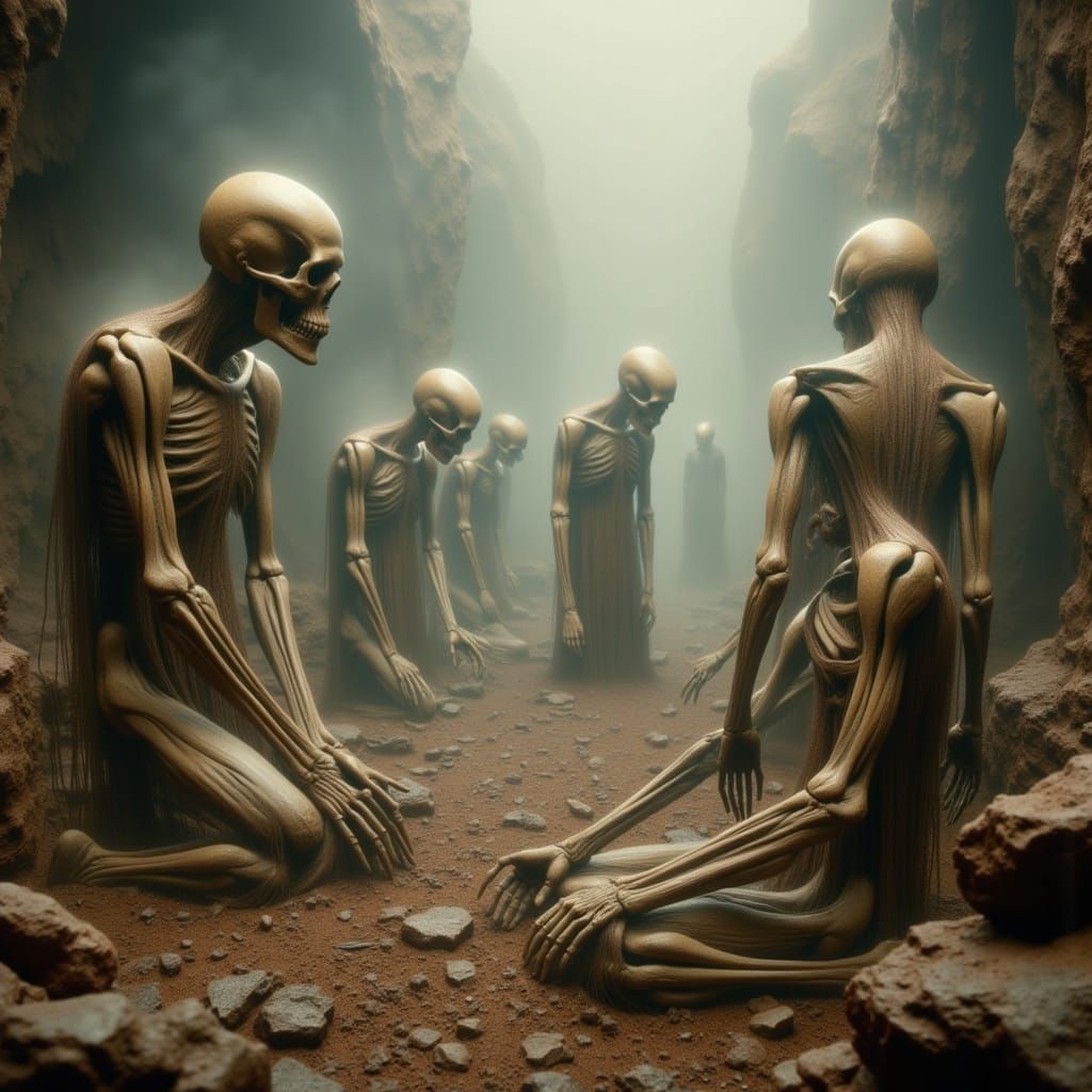 Ancient Human Remains in a Primordial Landscape