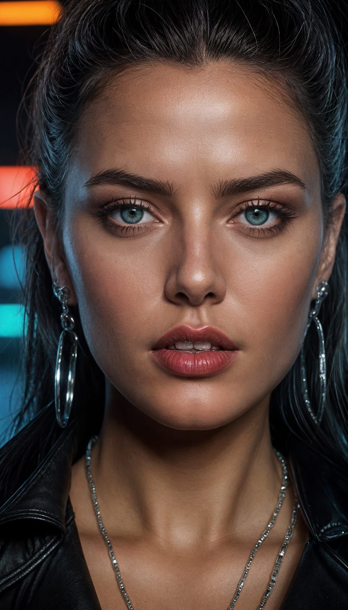 Cyberpunk Steampunk Model in Realistic Photographic Style