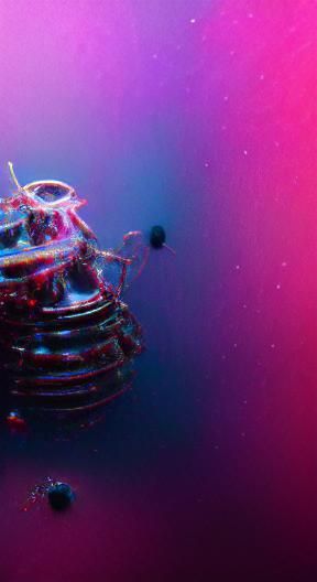 Vintage Diving Bell in Deep Ocean
