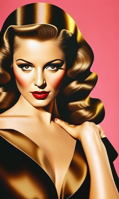 pin-up in retro style