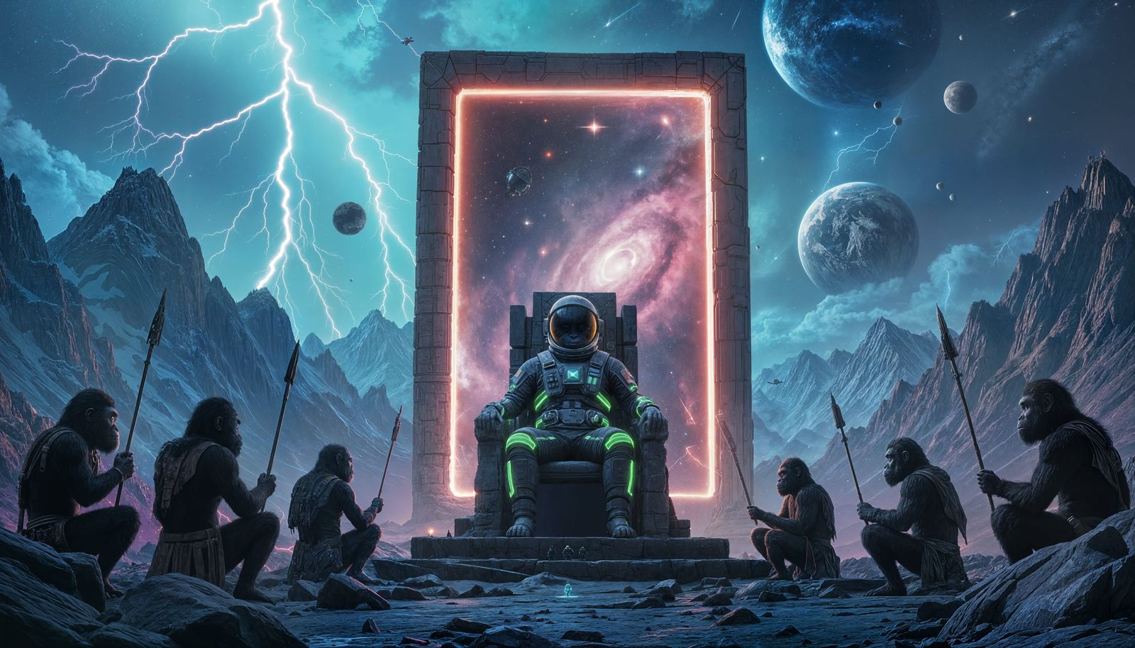 Astronaut Idol: Cyberpunk Galaxy Portal