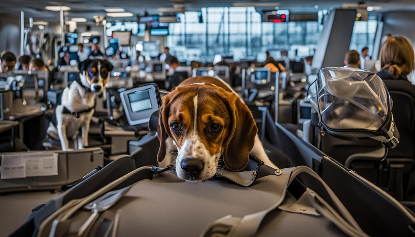 Beagle in Energetic Sniffing Mode