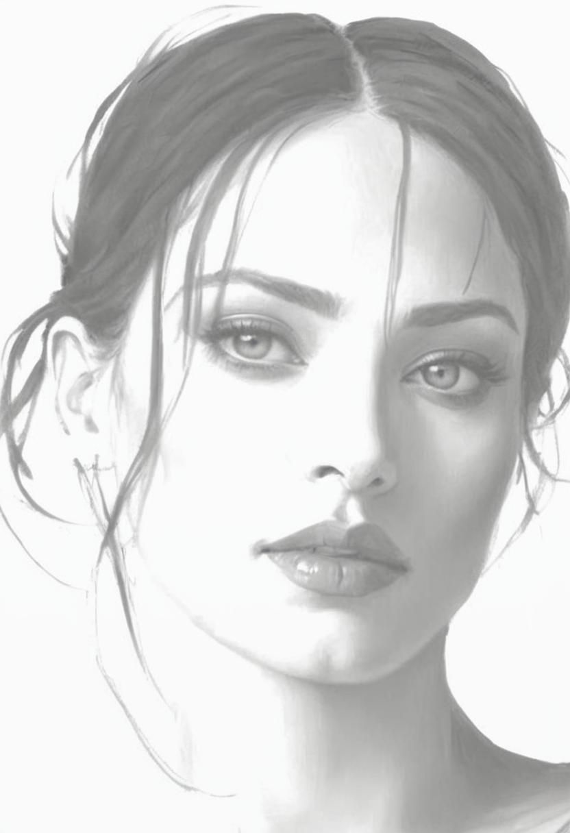 Enigmatic Woman in Hijab: Oil Painting with Vibrant Hues