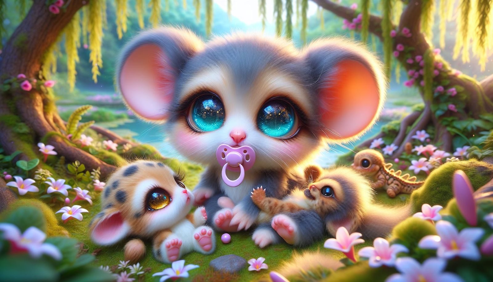 Gill, Soopi, Jack (I think Soopi's sitting on him) and Sisse...