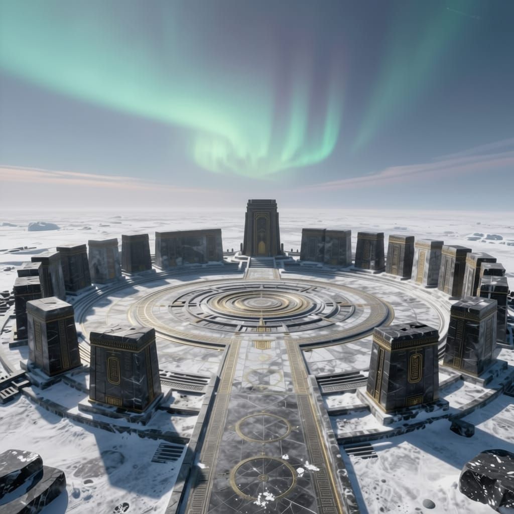 Ancient Polar Temple at the North Pole