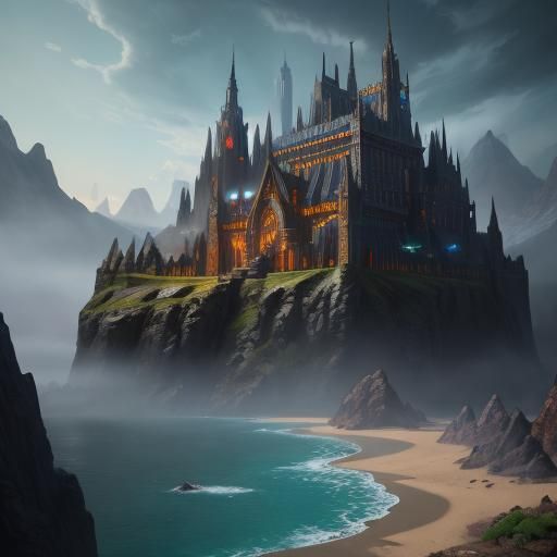 Detailed Matte Painting of a DJ in Fantasy Art Style