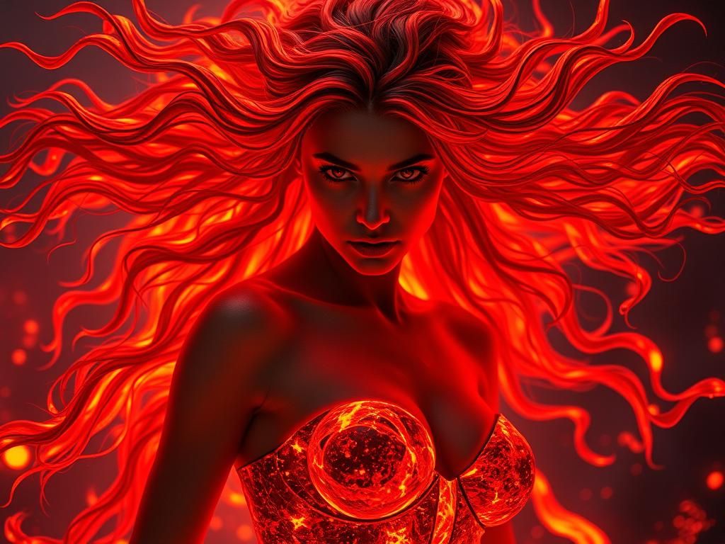 the lava girl