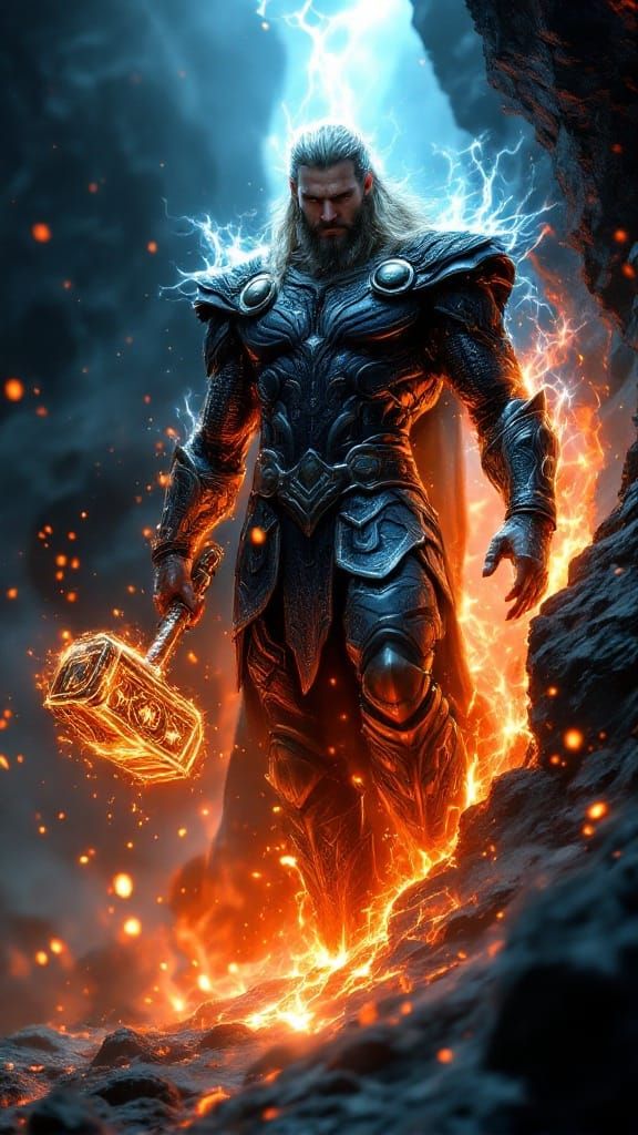 Thunderous Breakthrough in Dark Surrealism