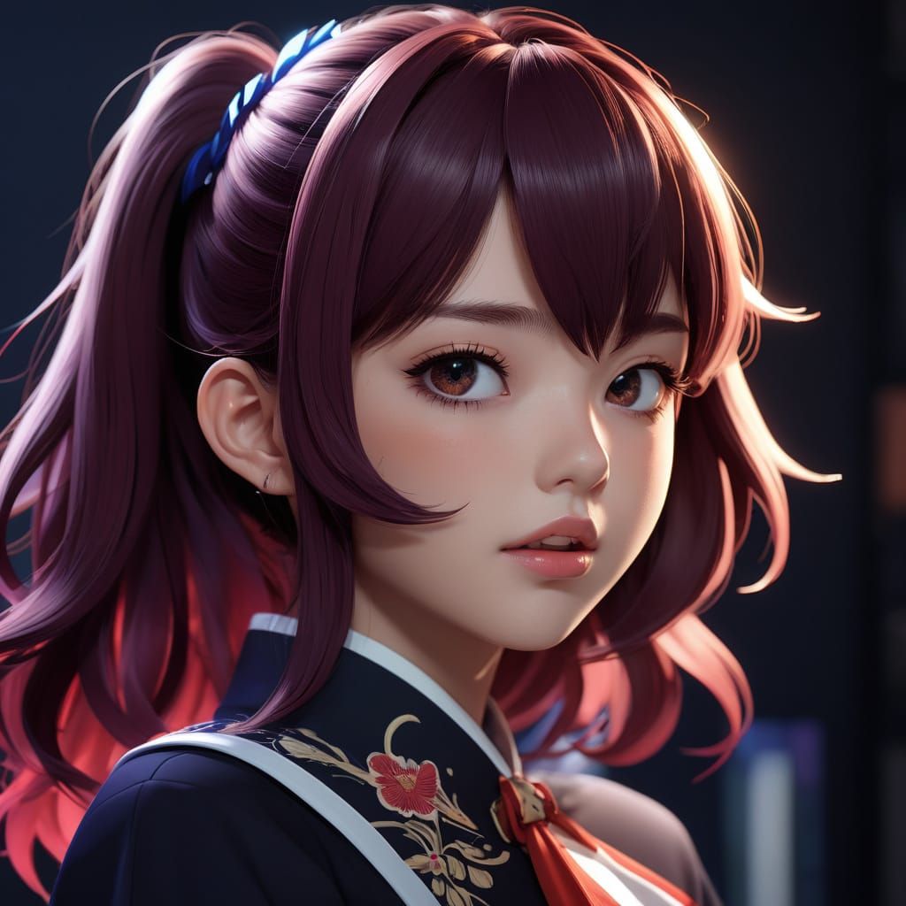 Audrey Nuna Sings: Hyperrealistic 3D Anime Art