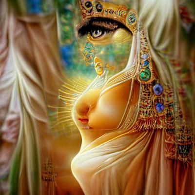 Divine Feminine Being: An Ethereal Beauty